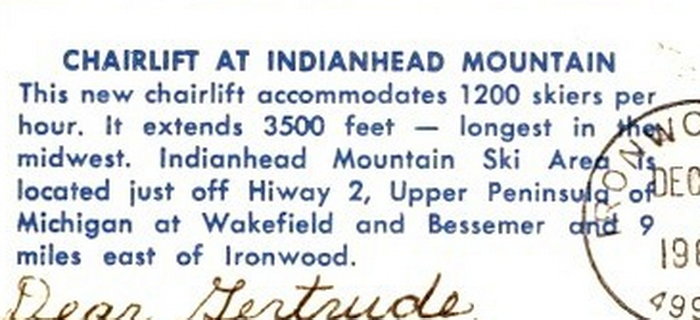 Snowriver Mountain Resort - Lodge at Jackson Creek (Indianhead Resort) - Vintage Postcard (newer photo)